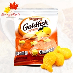 Goldfish非凡农庄 金鱼形淡咸芝士味饼干28g 加拿大进口 休闲零食