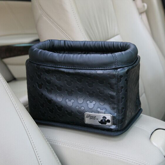 NAPOLEX Mickey Pure black Car trash Storage barrel Car glove box WD-204in the Car/Articles/Fitting/Refit , Car Accessories/The jewelry , Car trash category - from Buy2taobao.com to provide professional Taobao agent buy service