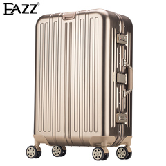EAZZ拉杆箱万向轮24寸镁铝合金旅行箱行李箱男女登机箱密码箱