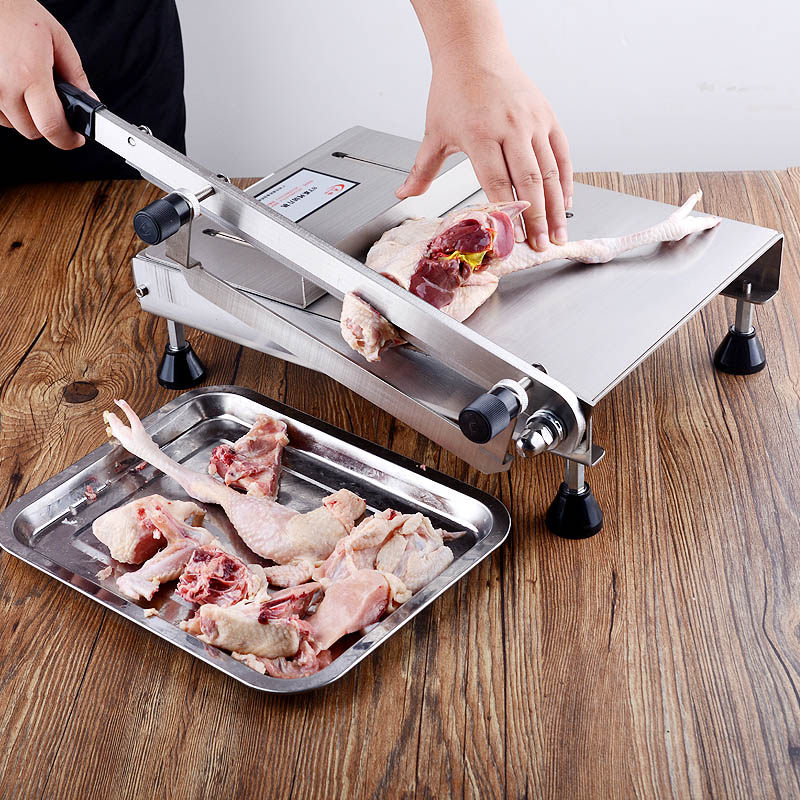 包邮不锈钢手动切鸡块机切段机商用家用切片机鸡鸭鱼切段切肉机
