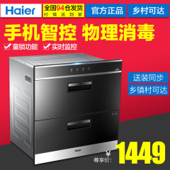 Haier/海尔 ZQD100F-TM1U1 消毒柜 镶嵌式 智能 巴氏物理消毒