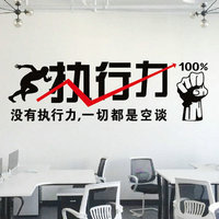 公司励志墙贴企业文化办公室业绩激励标语墙壁