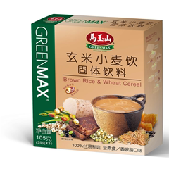 【包邮】台湾进口 马玉山玄米小麦饮（固体饮料）105g