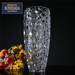 新品BOHEMIA波西米亚捷克进口水晶玻璃花瓶现代插花摆件时尚花瓶