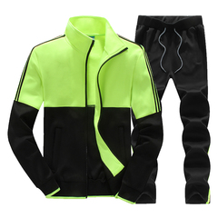 男士运动套装春秋季薄款卫衣休闲运动服青年开衫长袖跑步服两件套