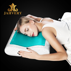 JAHVERY蓝眼高低凝胶枕记忆枕头悬浮空压基材枕芯护颈枕颈椎枕头