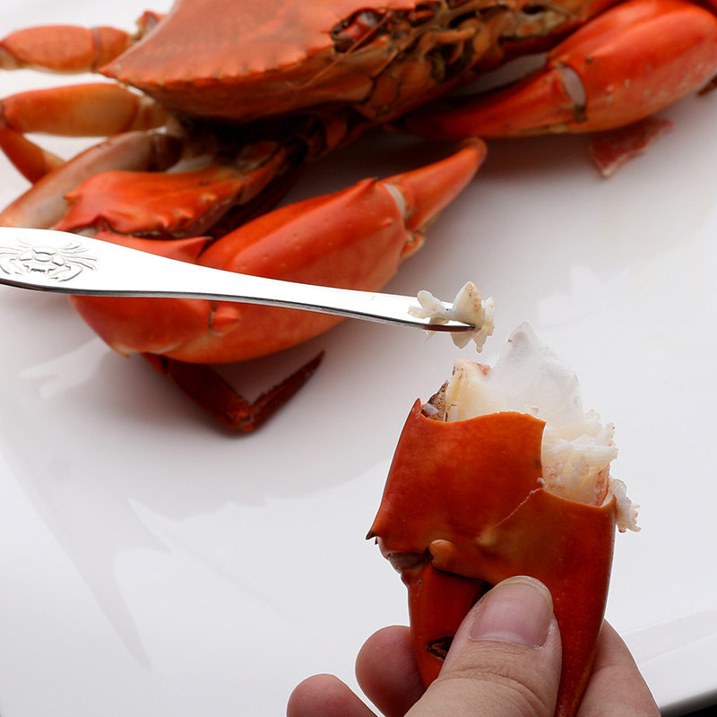 吃蟹工具304不锈钢蟹叉蟹针大闸蟹剥蟹海鲜针螃蟹多用针拆蟹工具