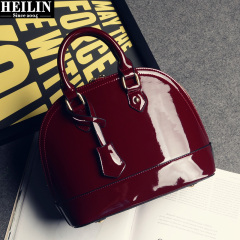 Hey, Linda bag autumn 2015 new tide glossy patent leather shell bags ladies handbags shoulder Crossbody bag