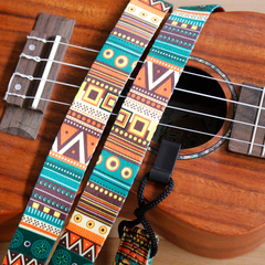 民族风尤克里里ukulele挂脖式背带乌克丽丽小吉他21/23/26寸通用