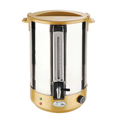 豪兴商用电热双层开水桶48L奶茶保温桶不锈钢开水器加热烧水桶