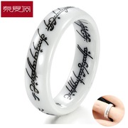 New year ring rings men''s domineering punk ceramics in Europe and personal accessories fashion rings