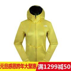 2016秋冬新品TheNorthFace北面女户外连帽保暖抓绒衣 NF0A2UED