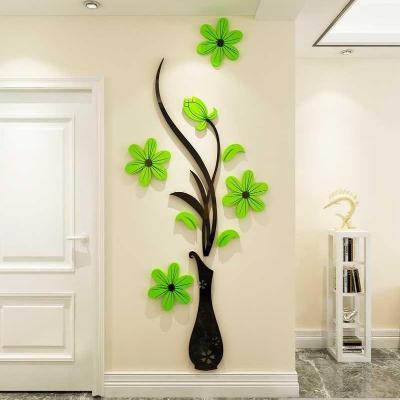 亚克力3d立体墙贴房间客厅小贴画墙面装饰品家里室内壁画贴纸自