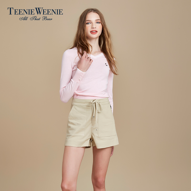 Teenie Weenie小熊专柜正品秋冬新品女装针织衫TTKW54C93E产品展示图5