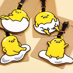 gudetama 卡通动漫款行李牌旅行包包挂件 懒懒蛋黄哥哥蛋黄君