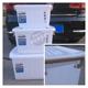 淘宝塑料箱白色钢化整理箱支柱收纳箱储物箱衣服食品E500E600E800