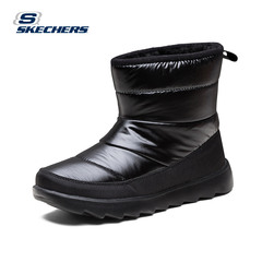 skechers斯凯奇秋冬新款保暖反毛皮短靴 时尚舒适雪地靴女6666013