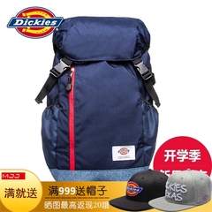 新品开学Dickies双肩包男女学生书包休闲韩版潮牌包包161U90EC08