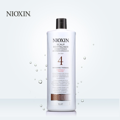 NIOXIN正品4号系统调理素1L控油防脱生发护发素烫染严重受损修复