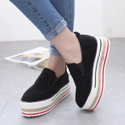 Fall 2015 the new Lok Fu shoes shoes women Korean leisure platform platform lazy straw fisherman shoes women's shoes