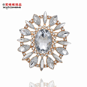 Special 9.9 Yuan package mail smiling rhinestone sunflower classic brooch corsage brooch Korean version of the coat of arms of women