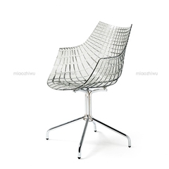 Meridiana Chair设计师透明洽谈椅简约家用时尚电脑职员办公椅