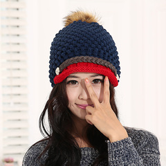 秋冬季帽子女特价新款韩版潮可爱针织毛线帽时尚护耳帽子保暖帽