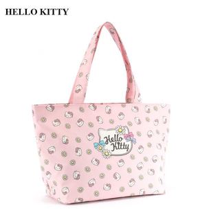 愛名牌購物網 Hellokitty清新可愛卡通時尚粉色單肩大容量購物包手提袋休閑女包 愛馬仕購物袋