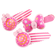 Baojing baojing children''s hair accessories Korean bow clip bangs clip card baby BB clip Barrette headdress set