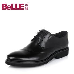 Belle/百丽2016秋专柜同款商务正装舒适牛皮革男鞋4NF21CM6