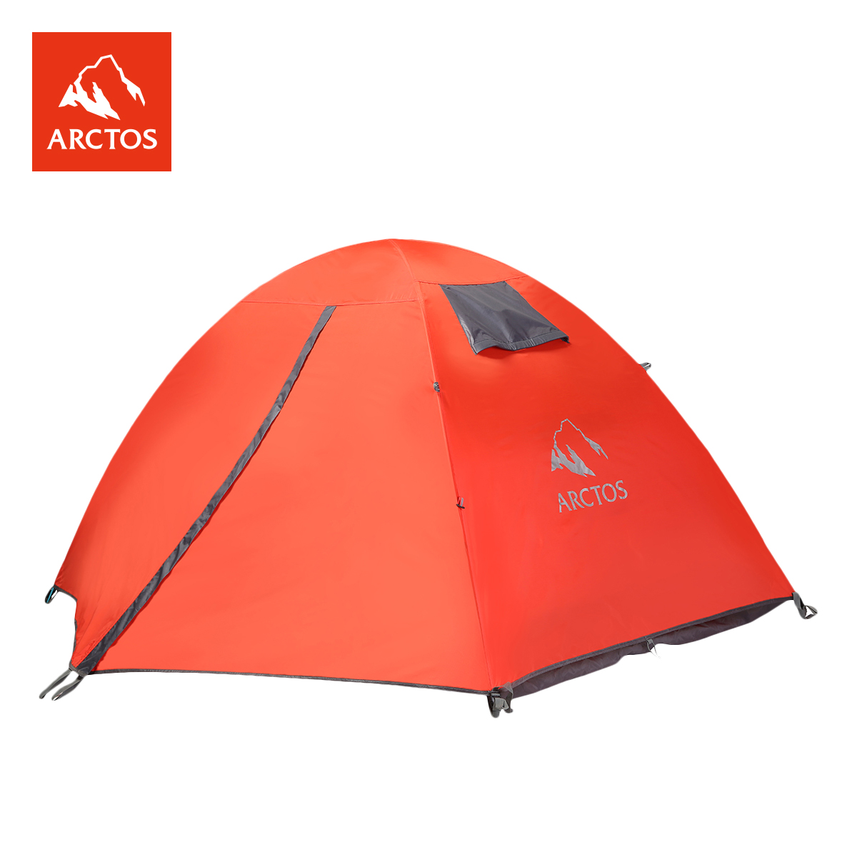 极星户外 双层铝杆帐篷防风防水结实耐用户外中低海拔露营帐篷