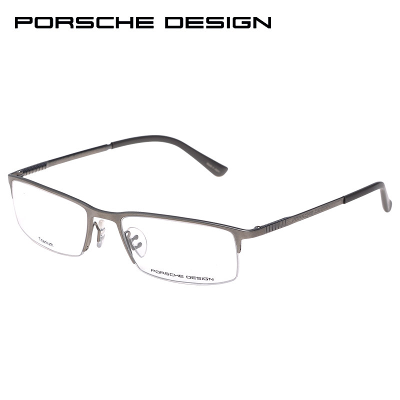 保时捷porschedesign商务近视眼镜纯钛镜架半框镜框小窄p8237