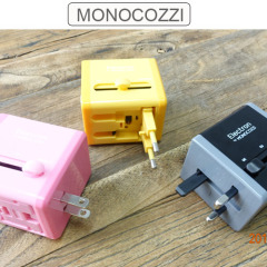 Monocozzi 漫游师 旅行插头 全球通转换插座 便携USB充电器 包邮