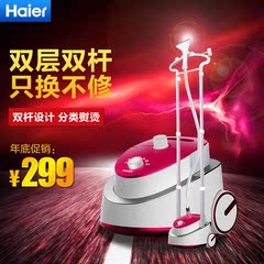 haier/海尔家用双杆挂式蒸汽熨斗挂烫机烫衣服HGS-2166