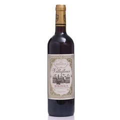 法国波尔多花之乡干红葡萄酒（瓶装 750ml) 法国红酒干红