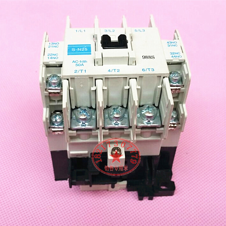 三菱交流接触器 S-N25 线圈电压AC24v36v110V 220V 380v