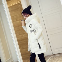 双十二促销女款 韩版2016冬季新款修身羽绒服棉衣女装中长款外套