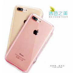 iphone7手机壳奢华水钻苹果7plus镶钻外壳女款七硅胶7s保护套plus