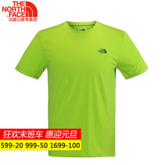 TheNorthFace/北面t恤 男 时尚纯色户外圆领短袖2RGK