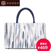 Honggu red Valley woman counters authentic casual impression leather bags handbags fashion handbag 7933