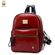 2015 North bag new fashion shoulders bag women trend of the Korean version of the wind bag Pu leather school bags women