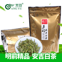 芳羽安吉白茶250克袋装 明前精品 高山绿茶春茶 2016年新茶叶