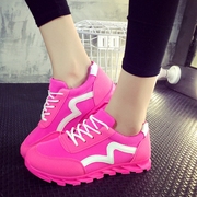 Fall 2015 the new Korean version of sports and leisure shoes women's mesh breathable running shoes and comfortable flat-bottom low cut shoe trends