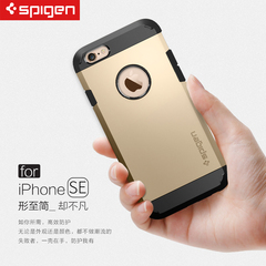 韩国spigen 潮男iPhone Se手机壳苹果5SE保护壳 铠甲防摔外壳升级