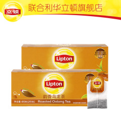 Lipton立顿韵香乌龙茶包 福建乌龙茶叶冲泡袋泡茶正品 25包*2盒装