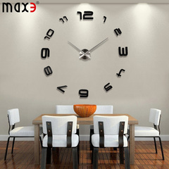 MAX3艺术钟表创意挂钟客厅时尚挂表个性石英钟 超大壁钟DIY时钟