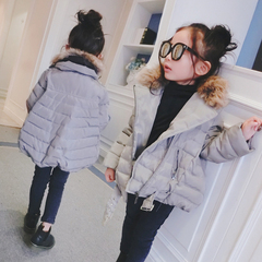 女童棉袄2016新款冬装童装小女孩韩版加厚短款棉衣外套儿童棉服潮