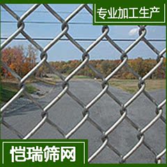 铁丝网/防护网/镀锌勾花网/菱形围栏/河道山坡边坡防护护栏隔离网