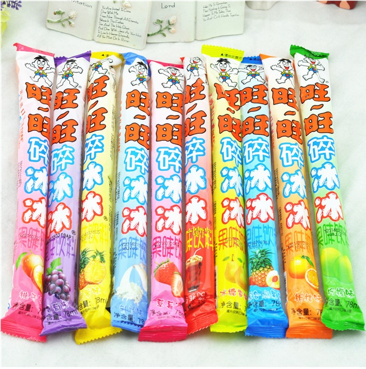 旺旺碎冰冰78ml*25根碎碎棒棒冰吸吸冰冻痴网红棒棒冰冰淇淋雪糕