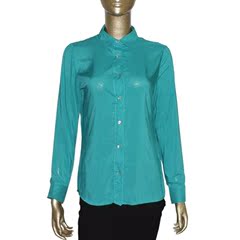 Long Sleeve Blouses Women 2016 Summer Green Shirts Ebay Hot